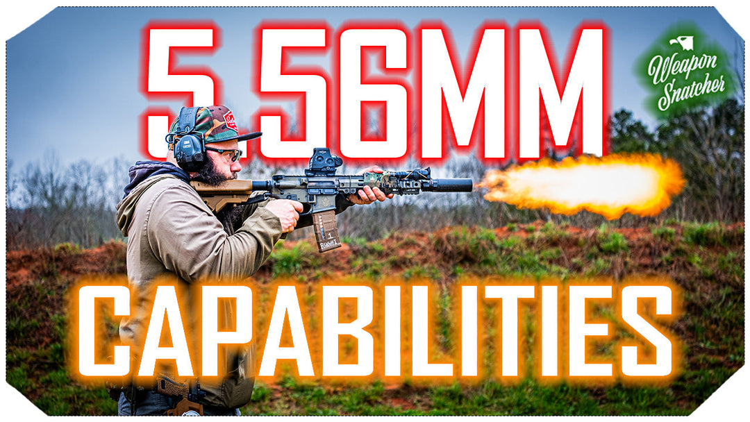 A Layout Of All The Capabilities Of A 5.56mm From Close Range To Long Range.