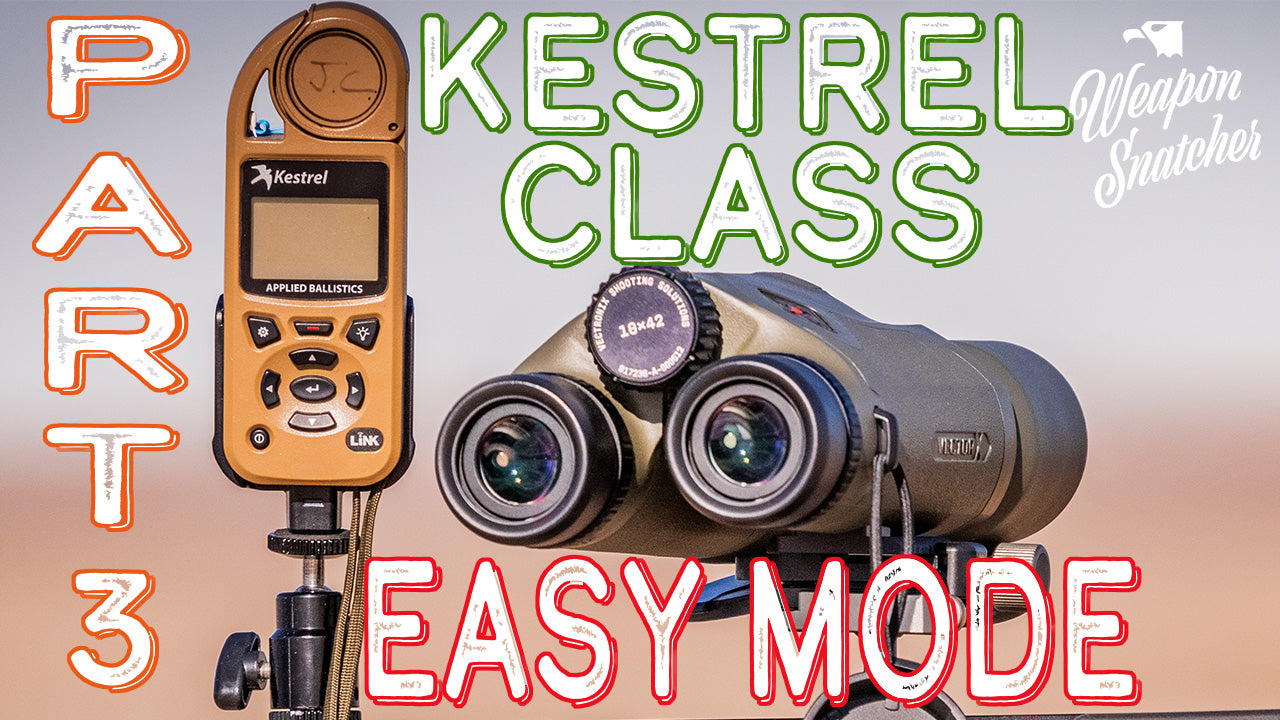 HOW TO: Kestrel Ballistics Calculator! Part: 3 The EASY MODE and how to speed up your process!